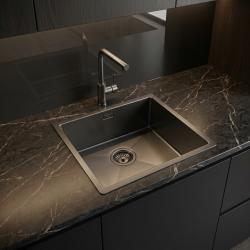 matte-black-kitchen-sink-swan-neck-faucet-marble-countertop
